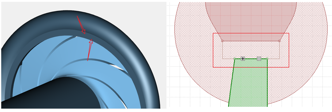 CFturbo设计离心泵流体域延伸问题